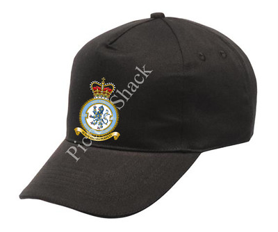 RAF 54 SQUADRON WAPPEN AUF EINER BASEBALLMÜTZE GEDRUCKT. ONE SIZE MIT VERSTELLBAREM TRÄGER