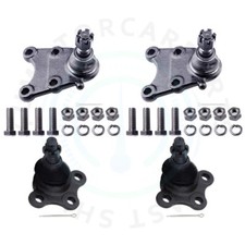 For 1996-02 Honda Passport 2002-04 Isuzu Axiom 4x Front Lower Upper Ball Joints