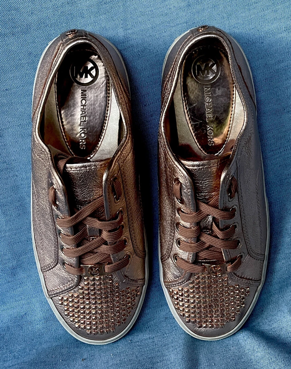 Rose gold michael kors hot sale shoes