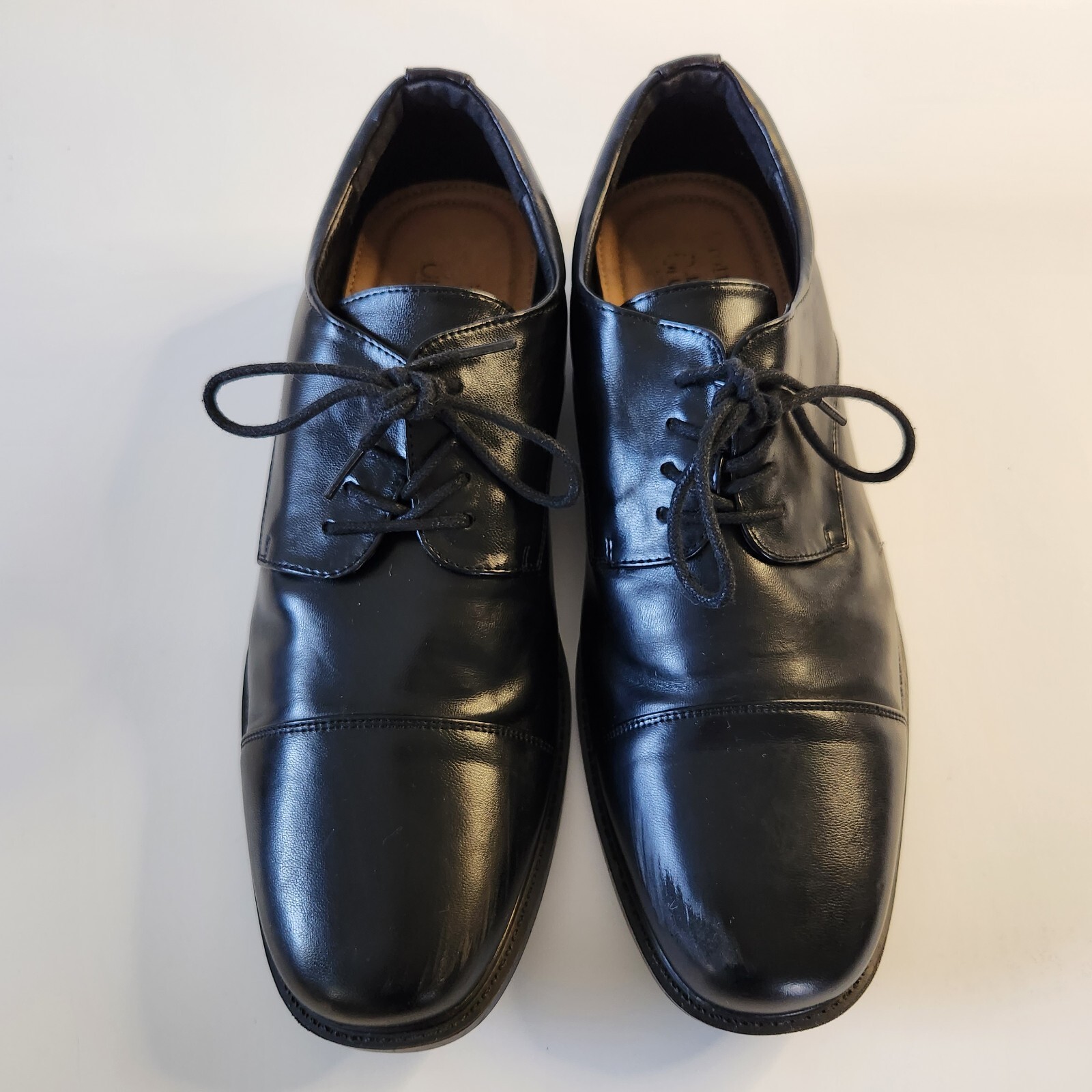 SAOLA Croft & Barrow Abito Oxford Uomo CBaffleck Cap Toe Nero Taglia 10 5 M