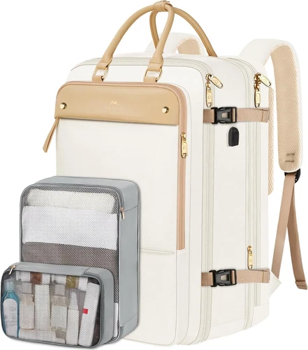 MATEIN Carry on Backpack for Women, 52L TSA Travel Laptop Backpack with USB Char