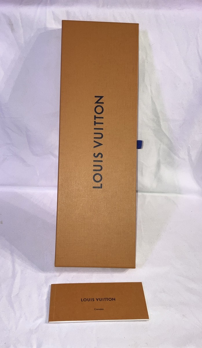Authentic Louis vuitton tie box drawer pull box 15.5 X 5 X 1.25”w
