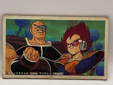 Vegeta Nappa Dragon Ball Z Menko TCG Vintage 23273 Akira Toriyama /Japanese Rare
