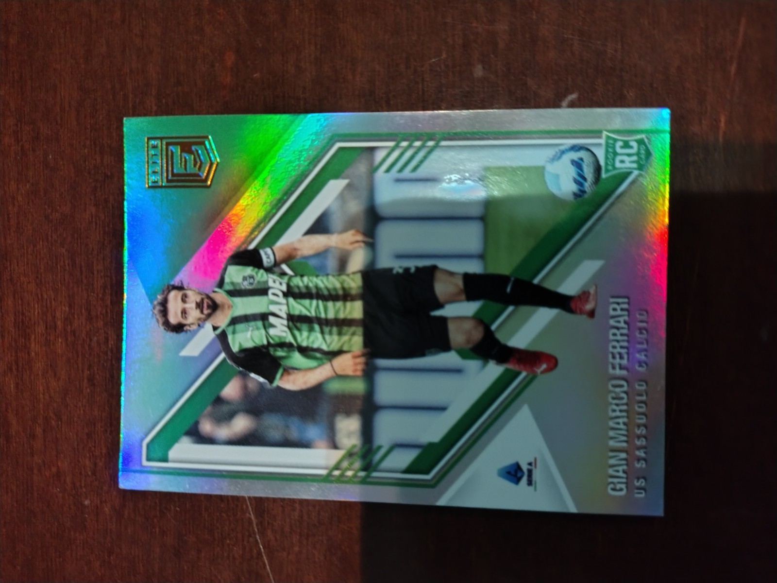 card di Gian Marco Ferrari del 2021-22, in particolare una versione "Rookie"