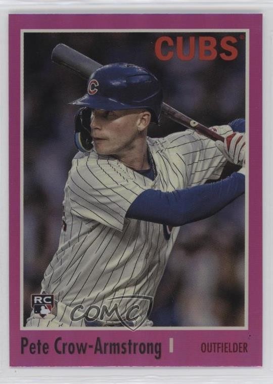 2024 Topps Archives 1970 Topps Pink Foilboard Pete Crow-Armstrong #146 0vd2