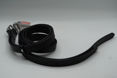 Dover Saddlery Dressage Leathers Black 60'' w/ Buckles