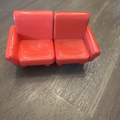 Mattel Red Couch Pull Apart Chairs