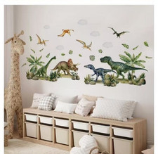 Dinosaur Wall Sticker Art Decal Kids Bedroom Playroom Home Decoration