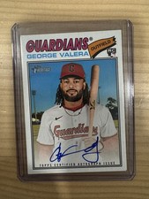 2026 Topps Heritage Real One Autographs George Valera RC Auto Guardians Rookie