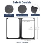 WeChef 5 Pack Menu Covers 8.5"x14" 6 Views Faux Leather Cafe Restaurant Bars — photo 2