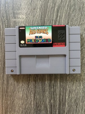 Super Mario All-Stars + Super Mario World (SNES) Authentic OEM - Clean & Tested