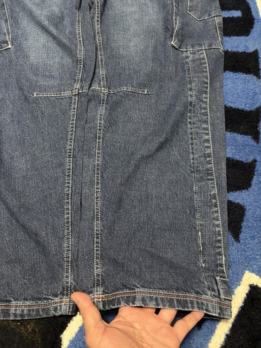 NWT Vintage Y2K BJ Badu Size 36 Baggy Rap Style Jeans Goth Grunge Southpole - Picture 5 of 12