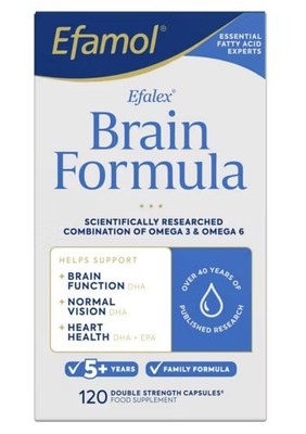 Efamol, Efalex Brain Formula, 120 Kapseln