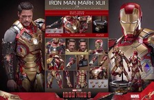 Hot Toys Iron Man 3 Mark XLII 2.0 Deluxe Figure, New! (MMS759D66)
