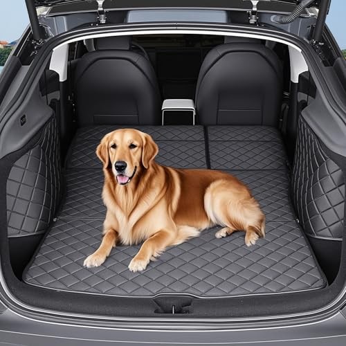 ThinSGO for Tesla Model Y Juniper Cargo Liner Trunk Pet Mat for Dogs Rear Sea...