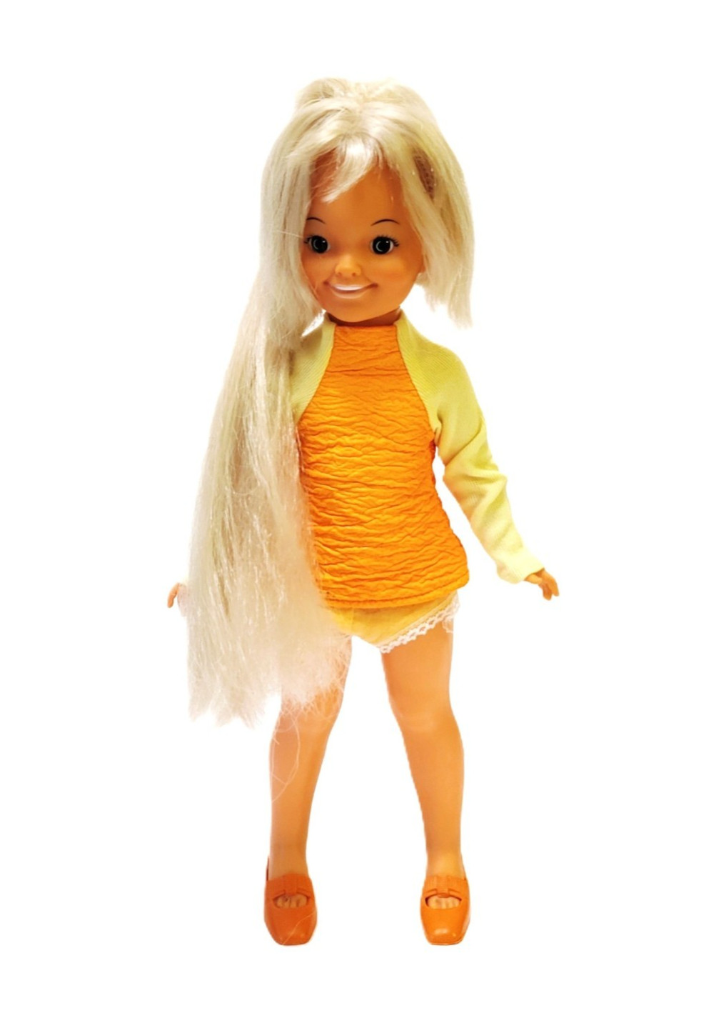 Dina Doll Velvet's Friend 1971 Ideal Toys with Growing Hair 