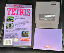 Tetris Nintendo NES Complete Box Booklet and Game Tested!