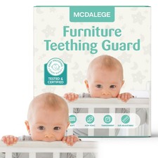 Furniture Edge Protector Plastic Baby Crib Chewing Shield 78.74 x 1.97 Inch