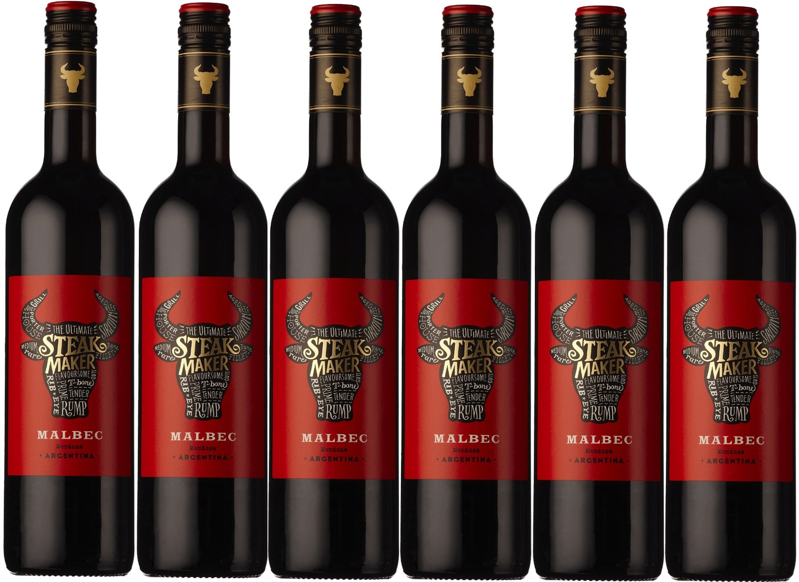 Steak Maker Mendoza Malbec (6 x 750ml - 13%)