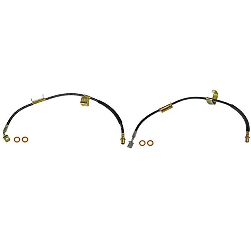 Se adapta a Hummer H2 2008-2009 2X Dorman - Manguera hidráulica de freno delantero de primera parada Foto 2 de 4