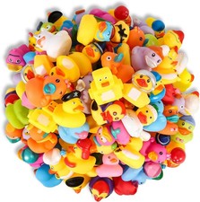 Rubber Ducks Bath Toy for Kids, Assortment Duckies for Jeep Ducking Pool Floater