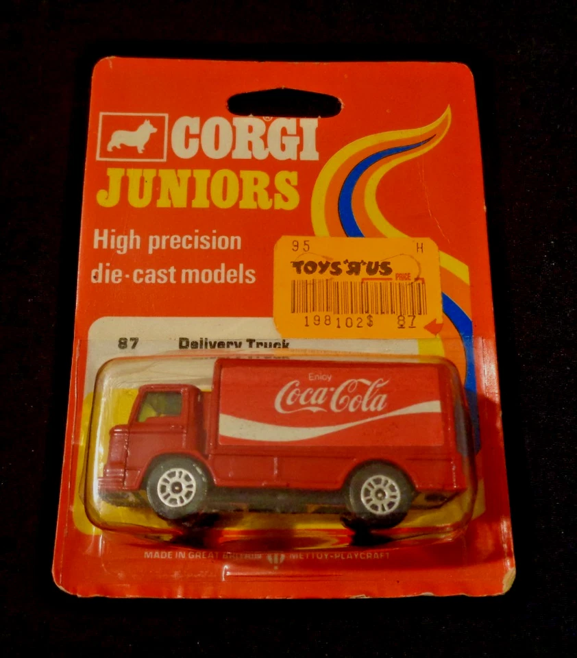 Corgi Juniors Coca-Cola Delivery Truck No. 87 Leyland Terrier 1973 Mettoy NOS - Image 4 of 4