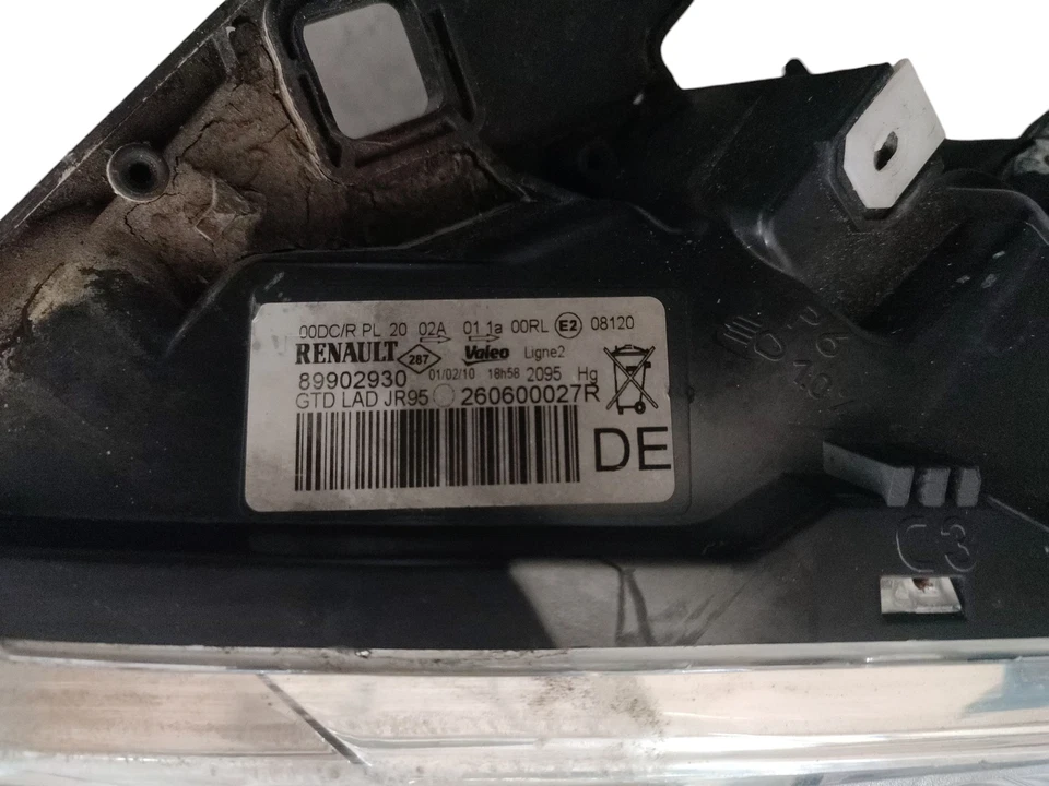 Frontscheinwerfer links XENON RENAULT SCENIC III (2009-2011) 260600027R  - Bild 4 von 4