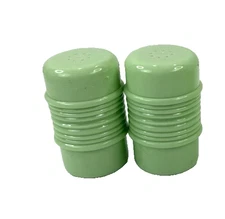 Rubbermaid Melamine Ribbed  Salt & Pepper Shakers Seafoam/Mint Green - 2 Avail.