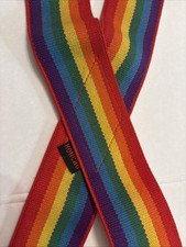 HONCHO Suspenders Halloween Clown Rainbow Mork and Mindy Pride Vintage 70's 80's