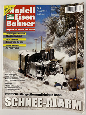 ModellEisenBahner 2/2014 - Mit dem Zug nach Bayerisch Sibirien im Winter