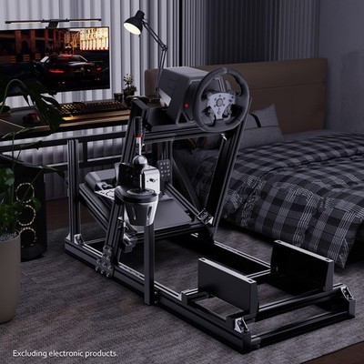 Hottoby Racing Simulator Cockpit 4080 Aluminum Fit LogitechG29 G920 Thrustmaster