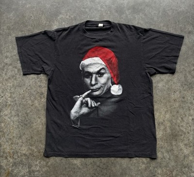Vintage 90s RARE Dr Evil Promo T-Shirt CHRISTMAS EDITION Changes Tee Size Large