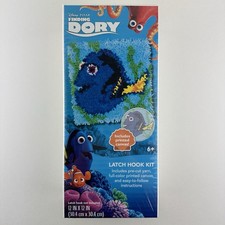 Finding Dory Latch Hook Kit 12" x 12" DIY Craft Hobby Ages 6 New Sealed