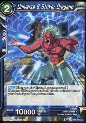 Universe 9 Striker Oregano TB1-042 C Tournament of Power NM