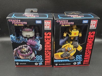 Transformers Studio Series Deluxe The Movie 86-29 Bumblebee 86-08 GNAW LOT OF 2