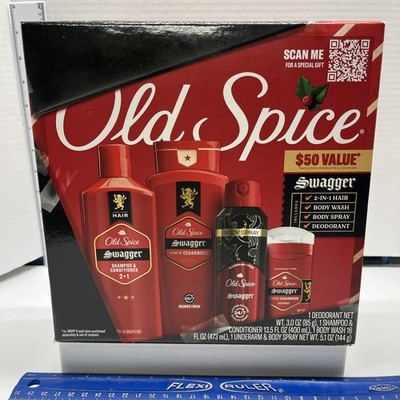 4PC Old Spice Swagger GIFT SET, NEW IN BOX 50$ Value