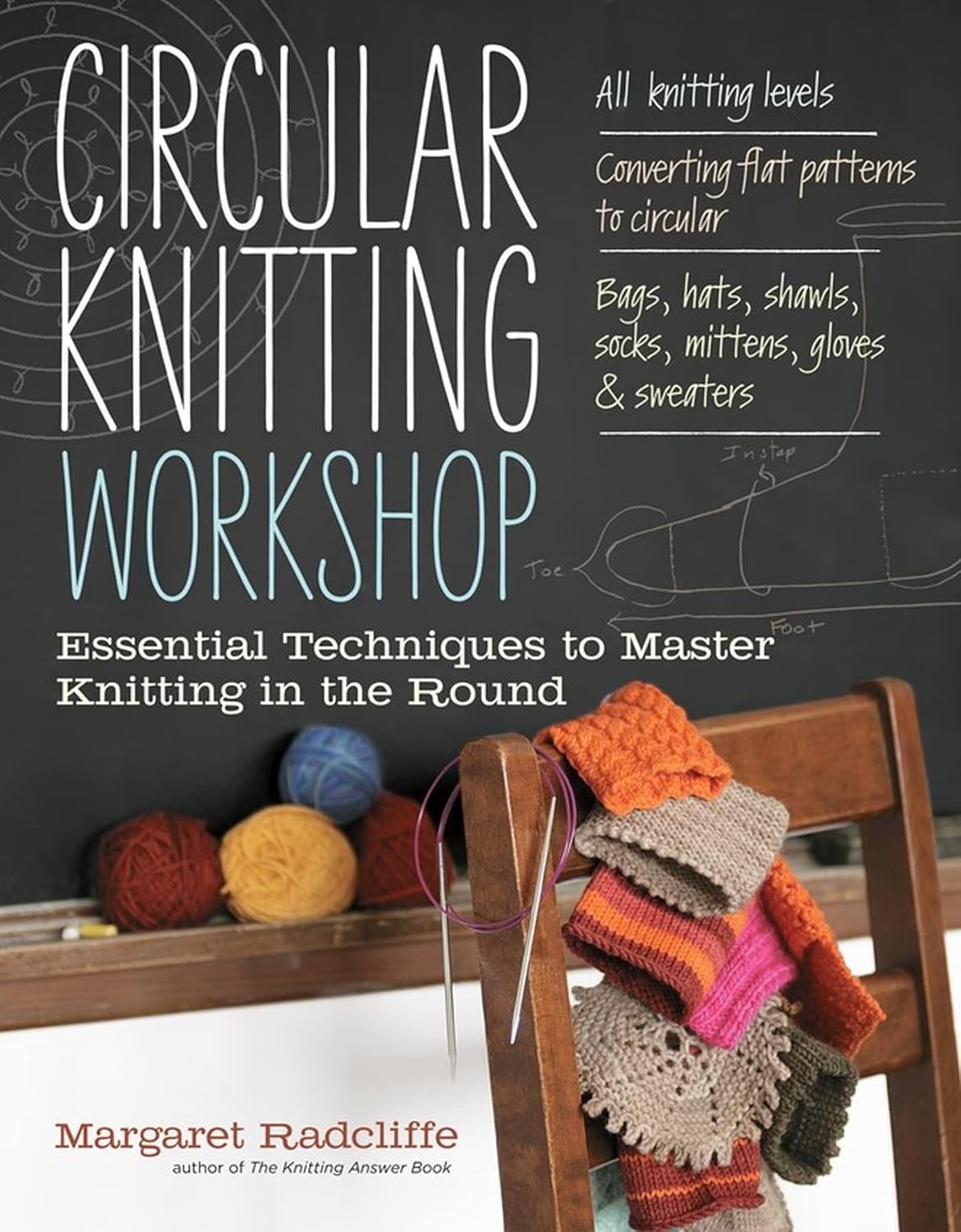 Circular Knitting Workshop: Essential by Margaret Radcliffe PAPERBACK - Image 5