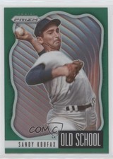 2021 Panini Prizm Old School Green Prizm Sandy Koufax #OS-7 HOF e3v