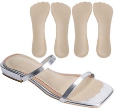 4 Count Pigskin High Heel Inserts Women, Cushion Insoles for Dress Shoes Anti...