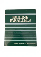 Pauline Parallels Fred O. Francis J. Paul Sampley Bible Study Reference 