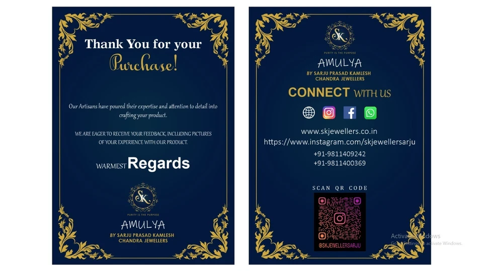 92.5 Sterling Silver Rs 500 Currency Note Old Indian 6.5x2.5in Shagun Gift Pack - Image 4 of 4