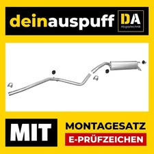 Auspuffanlage für Fiat Bravo II 1.9 D MulitJet Auspuff E486