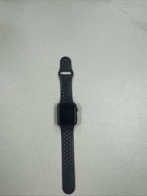 Apple Watch Series 3 42mm Space Gray Aluminum Smartwatch GPS Nike Parts Only