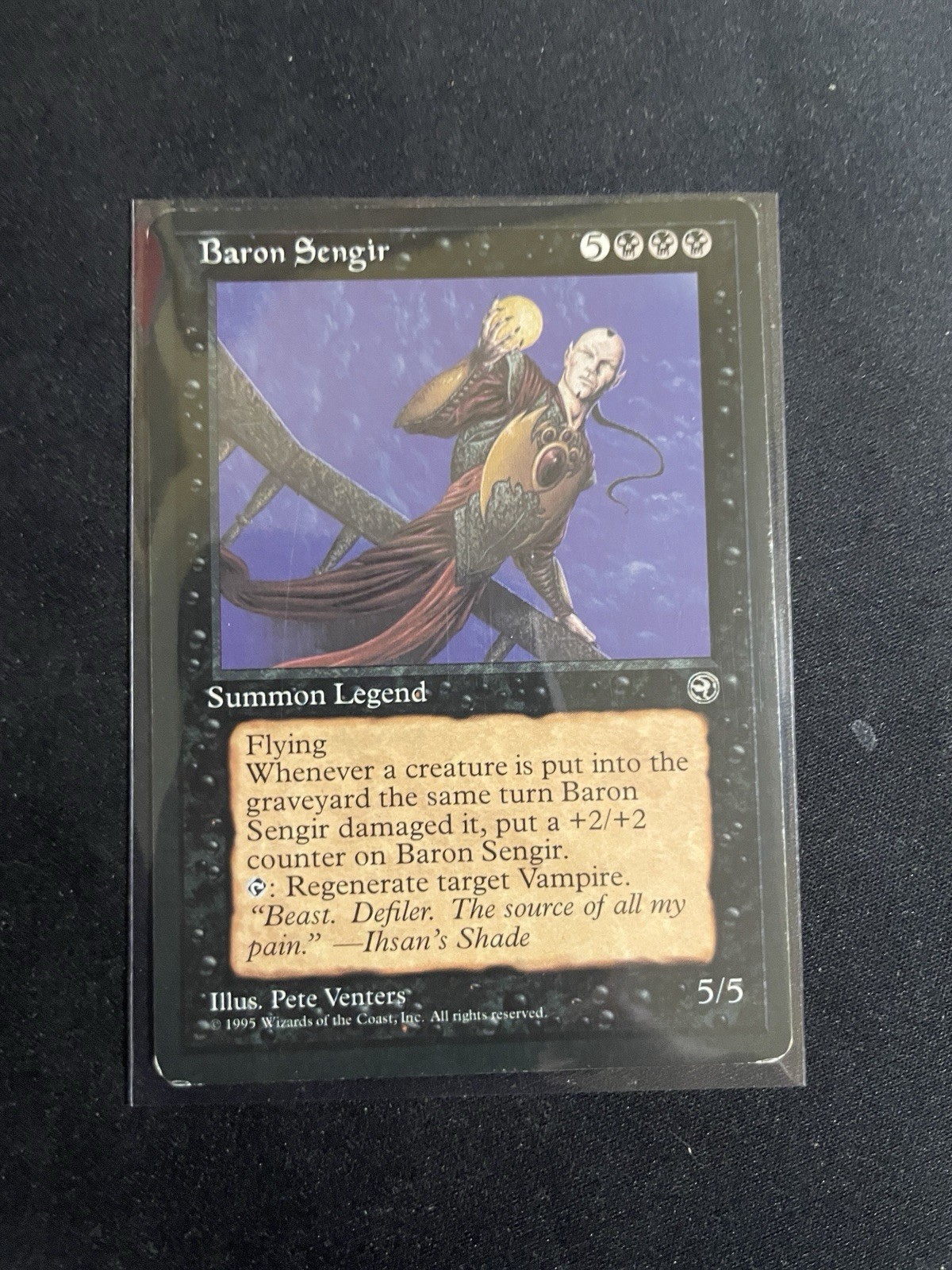 Mtg X1 Baron Sengir Homelands Magic The Gathering