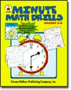 Carson Dellosa Education Minute Math Drills GR. 3-6