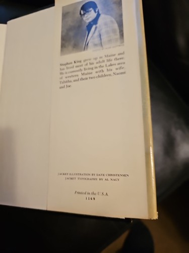 The Shining By Stephen King 1977 Hardcover Book Club Edition Code R52 - Picture 8 of 9