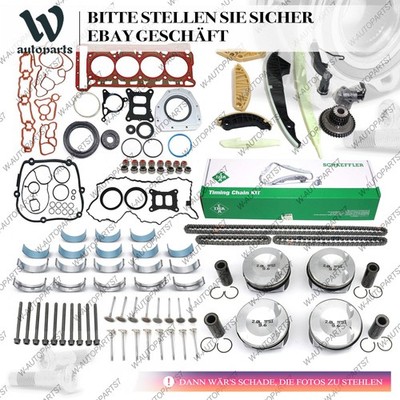 OEM Motor Rebuild Überholung Kit Übergroße Φ83mm+0.5 Für VW Audi 2.0 TSI CNC CXD