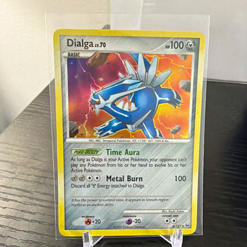 The Pokémon Company Dialga Platinum 6/127 Holo Rare EN 100 HP Basic