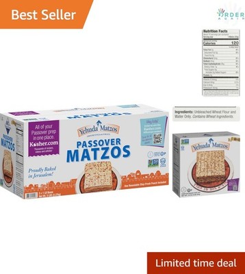 Passover Matzos Wheat Kosher Stay-Fresh Pouch Pack of 5 16 oz