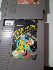 3 Nintendo games NES skate or die, double dribble, dragon warrior,  26164 bc21